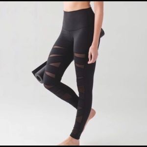 Lululemon wunder under high rise pant *tech mesh*